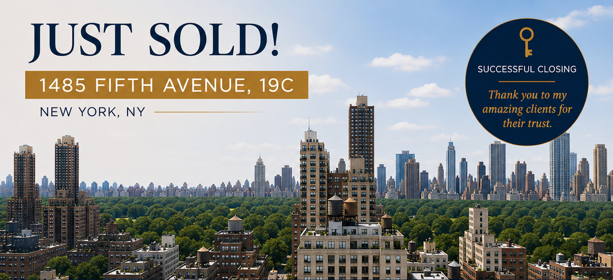 Read more about the article 1485 Fifth Avenue #19C 3 bed room 2 bath is officially SOLD.