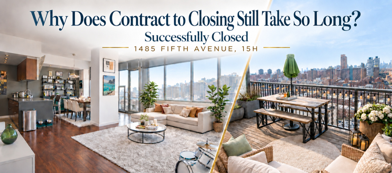 Read more about the article Successfully Closed: 1485 Fifth Avenue, 15H Why Does Contract to Closing Still Take So Long?